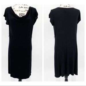 Three Seasons Maternity Black Dress Size L Black